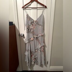 Stelen baby blue floral adjustable strap dress. New without tags